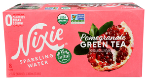 NIXIE ORGNIC POMEGRANTE GREEN TEA SPARKLING WATER 12OZ