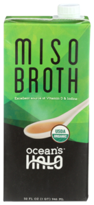 OCEAN'S HALO ORGANIC MISO BROTH 32OZ