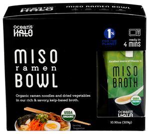 OCEAN'S HALO ORGANIC MISO RAMEN BOWL 10OZ