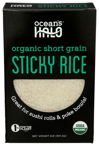 OCEAN'S HALO ORGANIC SHORT GRAIN STICKY RICE 2LB