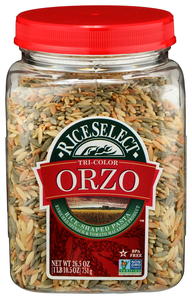 RICESELECT TRI-COLOR ORZO 26.5OZ