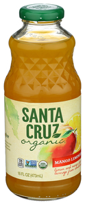 SANTA CRUZ ORGANIC MANGO LEMONADE 16OZ