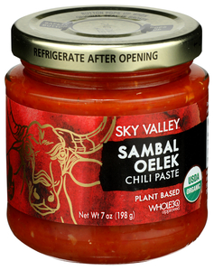 SKY VALLEY SAMBAL OELEK CHILLI PASTE 7OZ