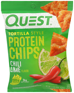 QUEST TORTLA PRTN CHIP CHILI LIME 32G