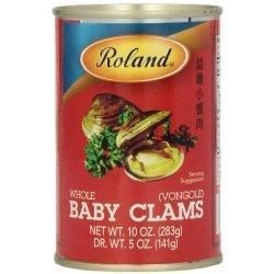ROLAND WHOLE BABY CLAMS 10 OZ