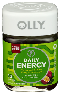 OLLY DAILY ENERGY SUPPLEMENT 60CT