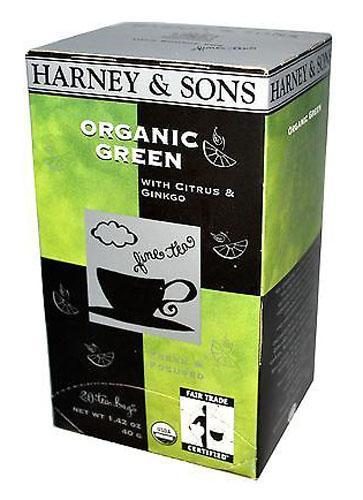 HARNEY & SON'S GRN TEA CITRUS GINKGO OG 20CT