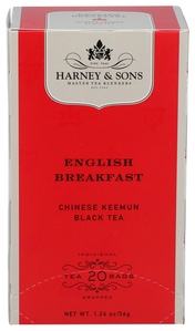 HARNEY & SON'S TEA ENGLISH BREAKFST TEA 20CT
