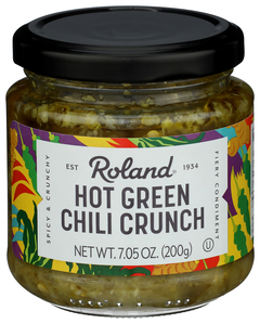 ROLAND HOT GREEN CHILI CRUNCH 7.05OZ
