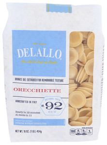 DELALLO ORECCHIETTE PASTA 16OZ