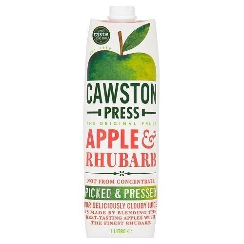 CAWSTON APPLE & RHUBARB JUICE 1L