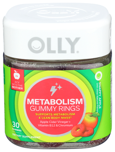 OLLY METABOLISM GUMMY RINGS 30CT
