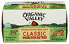 ORGANIC VALLEY UNSALTED ORGANIC BUTTER 1 LB