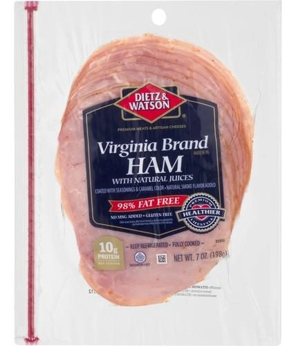 DIETZ & WATSON HAM VIRGINIA BRAND LT SLICED