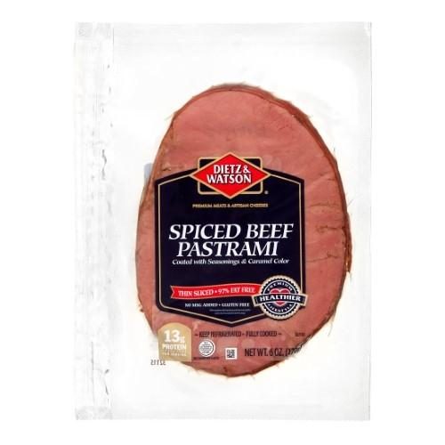 DIETZ & WATSON PASTRAMI SLICED 6OZ