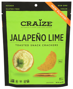 CRAIZE JALAPENO LIME TOASTED SNACK CRACKERS