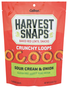 HARVEST SNAPS CRUNCHY LOOPS SOUR CREAM ONION 2.5OZ