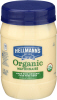 HELLMANN'S ORGANIC MAYONNAISE 15OZ