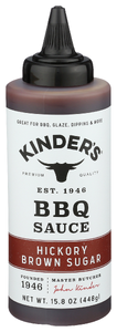 KINDERS HICKORY BROWN SUGAR BBQ SAUCE 15.8OZ