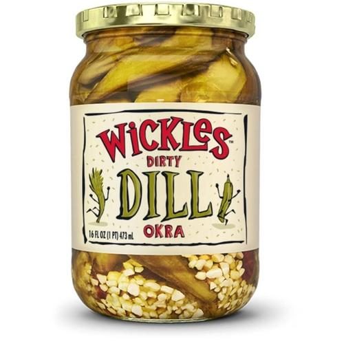 WICKLES OKRA DIRTY DILL 16OZ