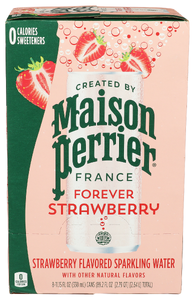MAISON PERRIER SPARKLING WATER FOREVER STRAWBERRY 11.15OZ