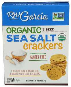 R.W. GRACIA ORGANIC SEA SALT CRACKERS 5.5OZ