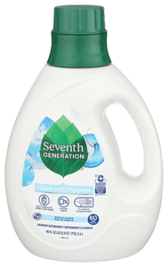 SEVEN GENERATION LAUNDRY DETERGENT FREE & CLEAR 90OZ