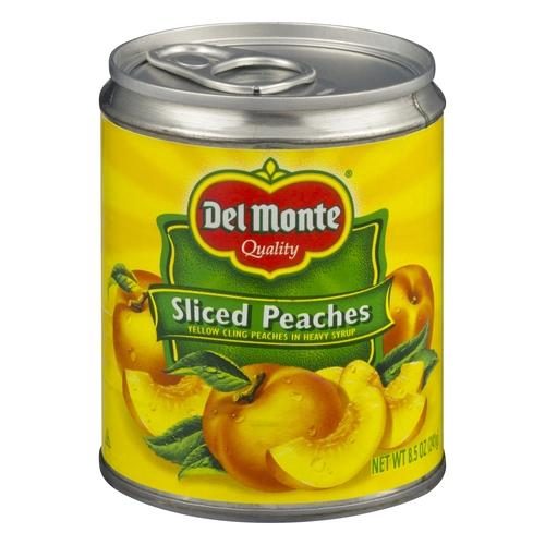 DEL MONTE SLICED PEACHES 8.5OZ