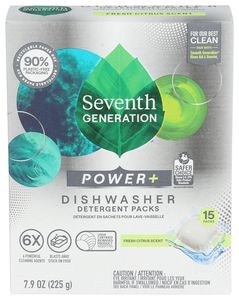 SEVEN GENERATION DISHWASHER TABLETS CITRUS 7.9OZ