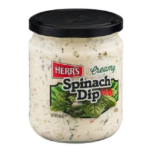 HERR'S CREAMY SPINACH DIP 15OZ