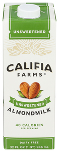 CALIFIA UNSWEETENED ALMOND MILK 32OZ
