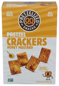 PRETZELIED PRETZEL CRACKERS HONEY MUSTARD 6.5OZ