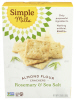 SIMPLE MILLS ROSEMARY & SEA SALT ALMOND FLOUR CRACKERS 4.25OZ