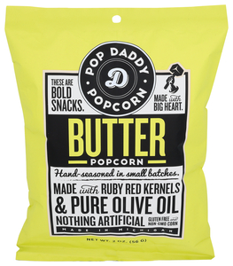 POP DADDY BUTTER POPCORN 2OZ