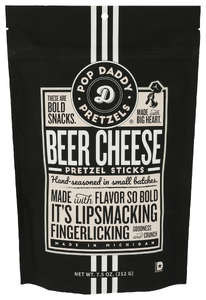 POP DADDY BEER CHEESE PRETZELS 7.5OZ