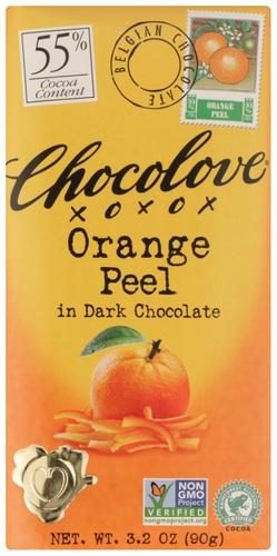 CHOCOLOVE ORANGE PEEL 3.2OZ