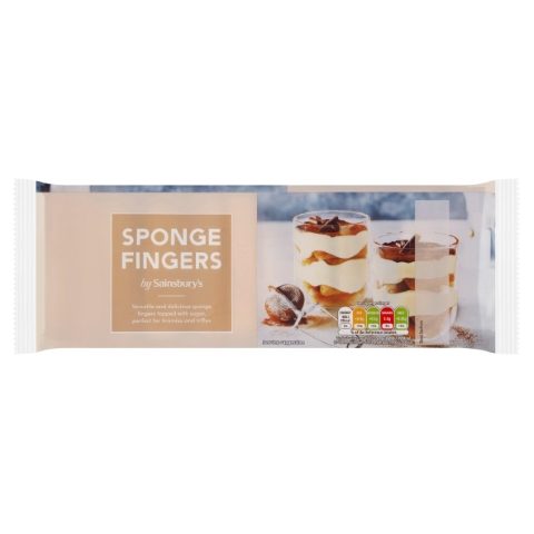 SAINSBURY'S SPONGE FINGERS 175G