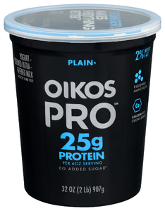 OIKOS PRO PLAIN PROTEIN YOGURT  32OZ