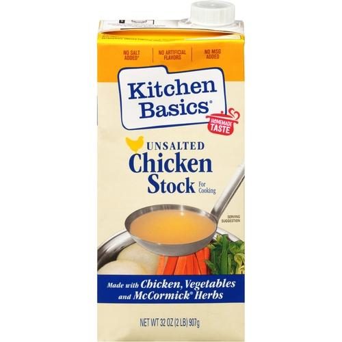 KITCHEN B UNSALTED CHICKEN STOCK ORIGINAL NSA 32OZ