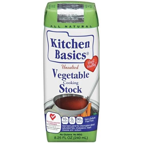 KITCHEN BASICS VEGETABLE STOCK NSA 8.25OZ