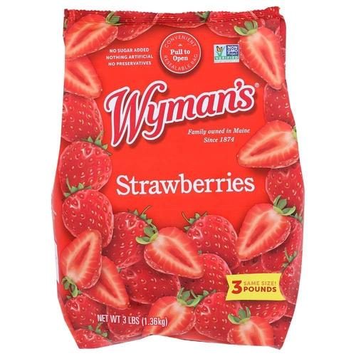 WYMANS FROZEN STRAWBERRIES 3 LBS.