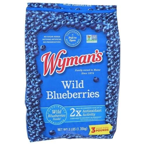 WYMAN FROZEN WILD BLUEBERRIES 3LB