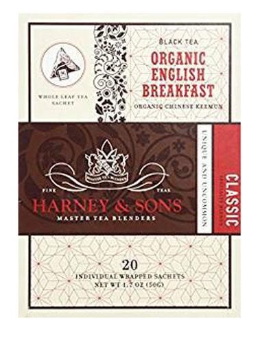 SPECIAL ENGLISH BREAKFAST - HARNEYS SILKEN SACHETS 20 CT.