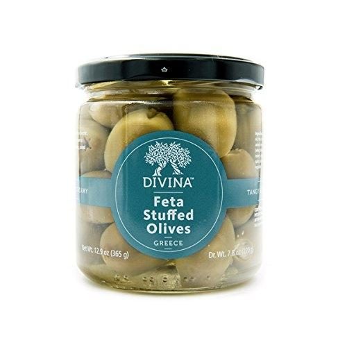 DIVINA OLIVES STUFFED W/ FETA CHEESE 7.8 OZ