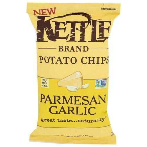 KETTLE PARMESAN GARLIC CHIPS 5 OZ.