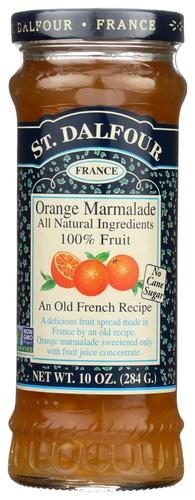 ST. DALFOUR ORANGE MARMALADE 100% FRUIT 10OZ