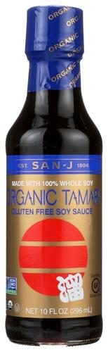 SAN-J GF ORGANIC TAMARI 10 OZ