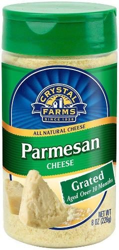 CRYSTAL FARMS PARMESAN SHAKER 8OZ