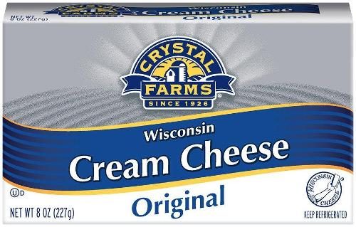 CRYSTAL FARMS ORIGINAL CREAM CHEESE 8OZ