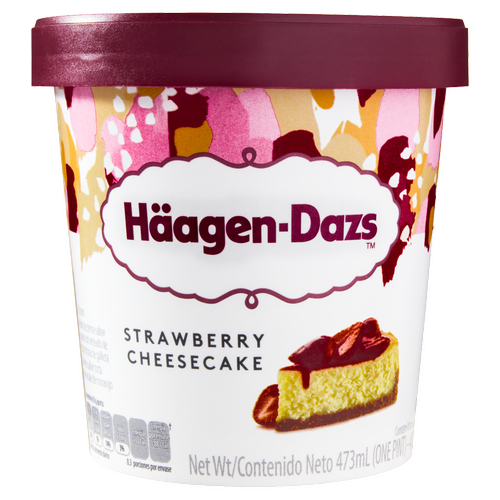 H/DAZS S/BERRY CHEESECAKE 1PT.